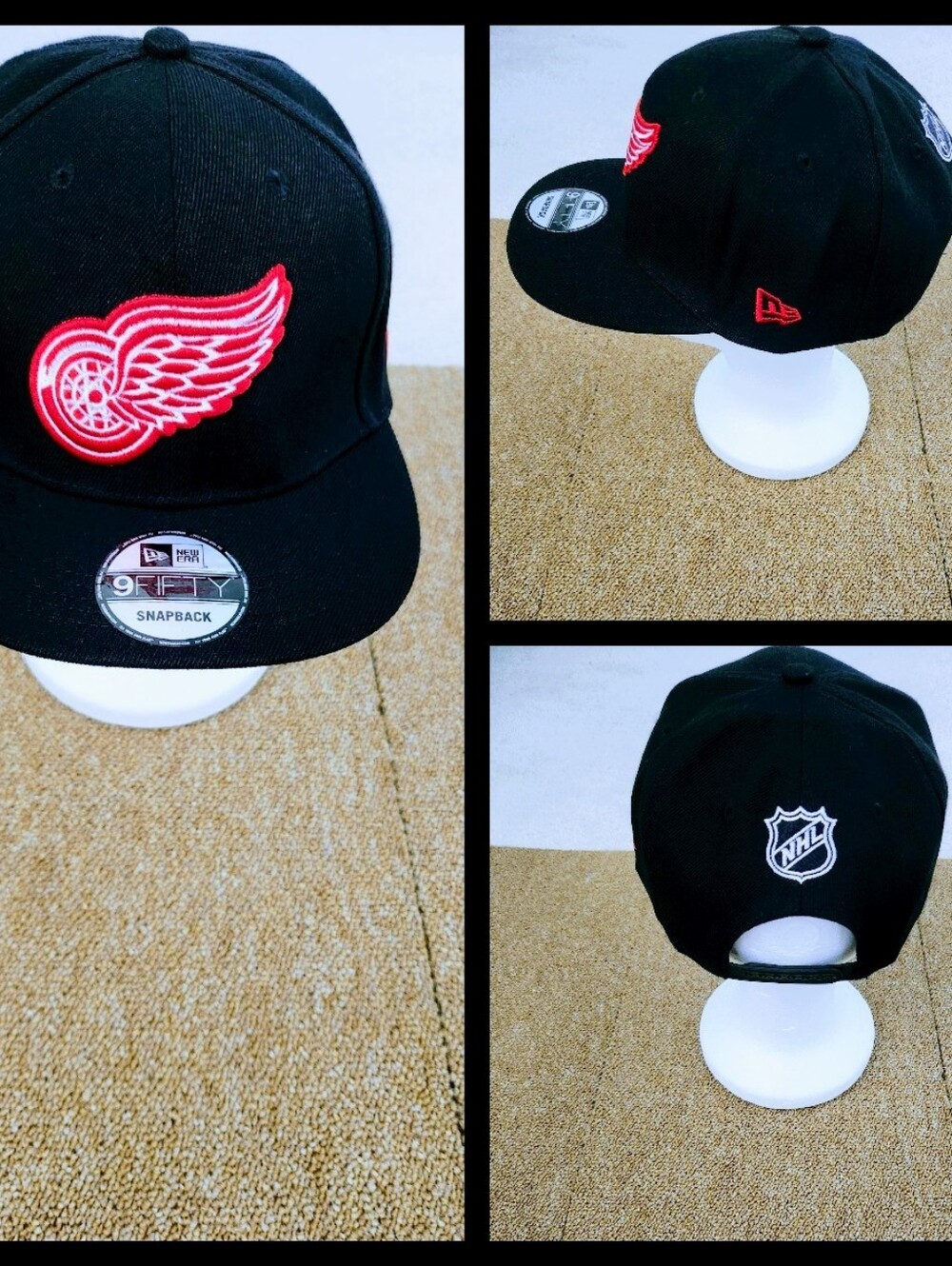 DETROIT RED WINGS NHL HOCKEY SNAPBACK HAT.